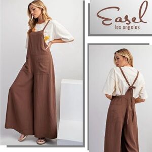 Easel linen look jumpsuit
